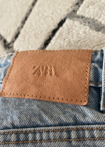 36 Beden Gri Kadın Bol Kesim Denim Pantolon