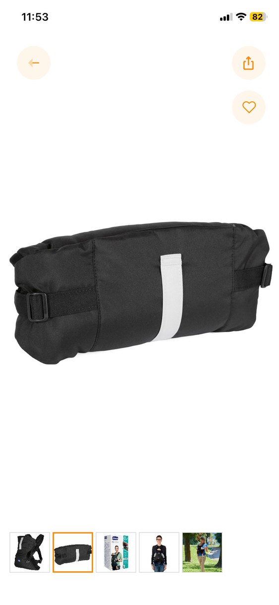 Siyah Chicco Bebek Taşıyıcı - Görsel 2