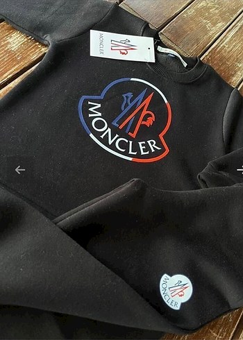 7 Yaş Beden siyah Renk Moncler Siyah Çocuk Eşofman Takımı