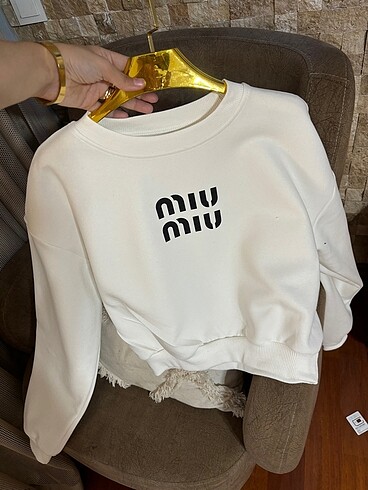 MıuMıu Baskılı Sweatshirt