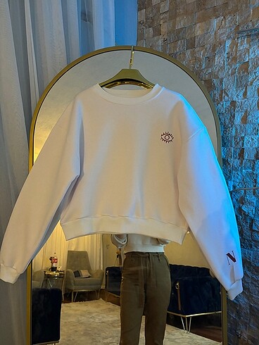 Göz Baskılı Sweatshirt