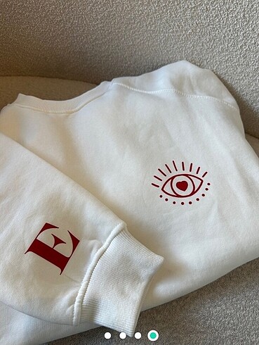 s Beden Baş Harfinize Özel Sweatshirt