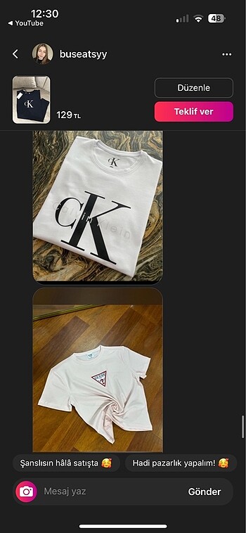 Diğer Ck Tshirt