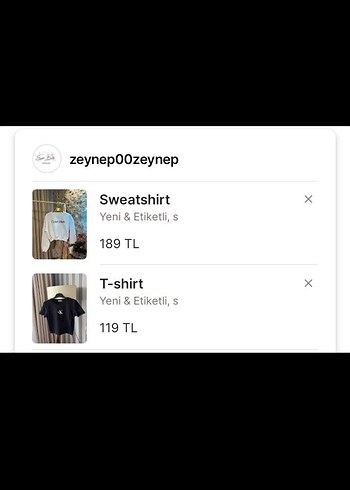 Diğer iki Tshirt 1 sweet