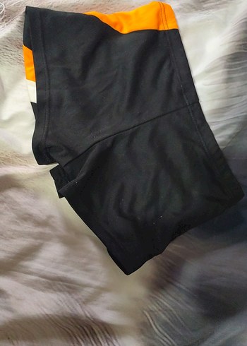 Erkek Çocuk Siyah Turuncu Yüzme Şortu - Görsel 3