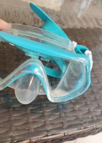 Turkuaz Transparan Yüzücü Gözlüğü - Görsel 3