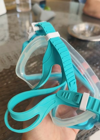 Turkuaz Transparan Yüzücü Gözlüğü - Görsel 2