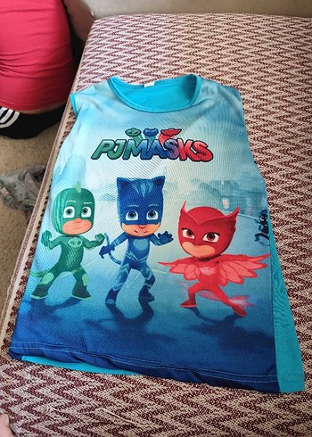Diğer pijama maskeliler tişörtü