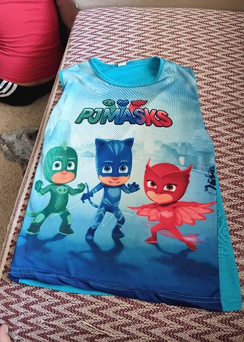 pijama maskeliler tişörtü