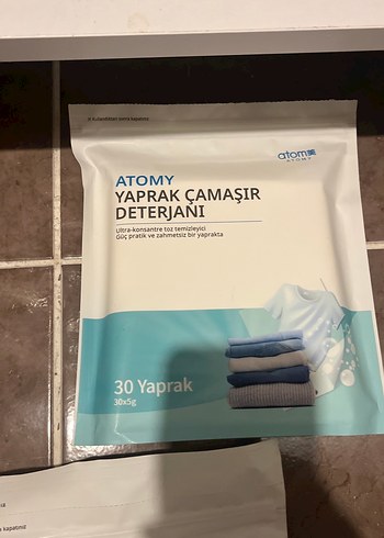 Atomy Yaprak Çamaşır Deterjanı 30 Yaprak - Görsel 2