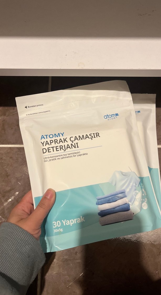 Atomy Yaprak Çamaşır Deterjanı 30 Yaprak - Görsel 3