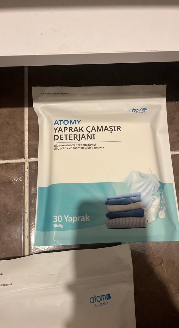 Atomy Yaprak Çamaşır Deterjanı 30 Yaprak - Görsel 2