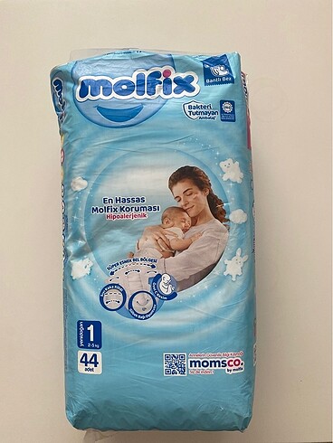 MOLFİX BEBEK BEZİ 1 beden 44 adet
