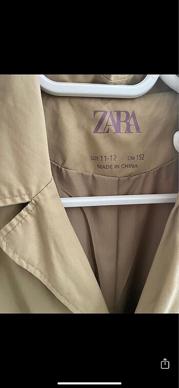 Zara Çocuk Trençkot - Görsel 6