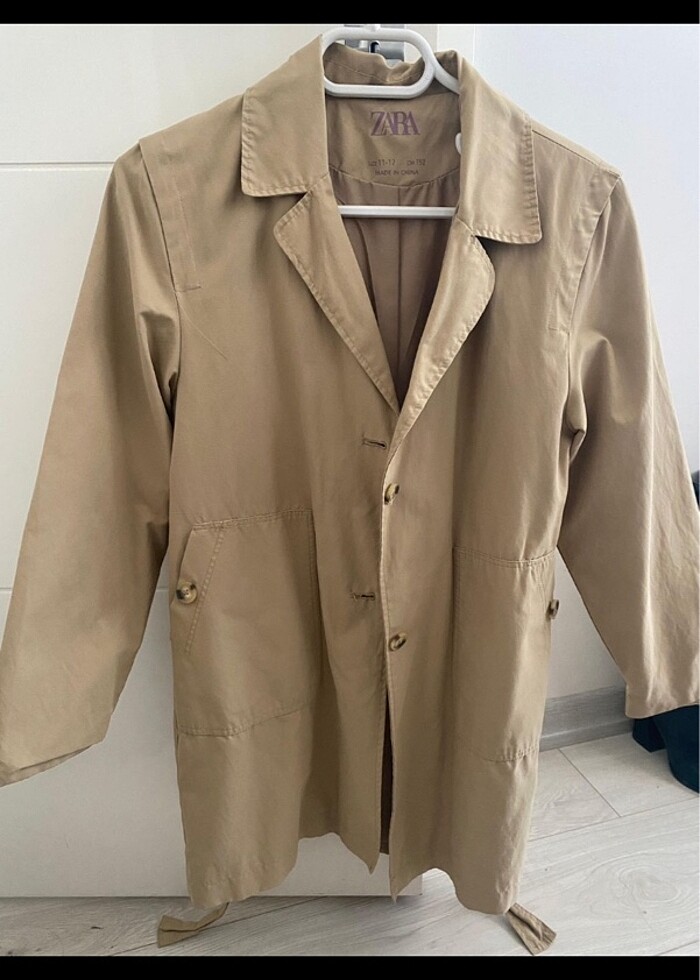 Zara Çocuk Trençkot - Görsel 5