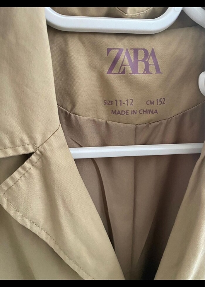 Zara Çocuk Trençkot - Görsel 2