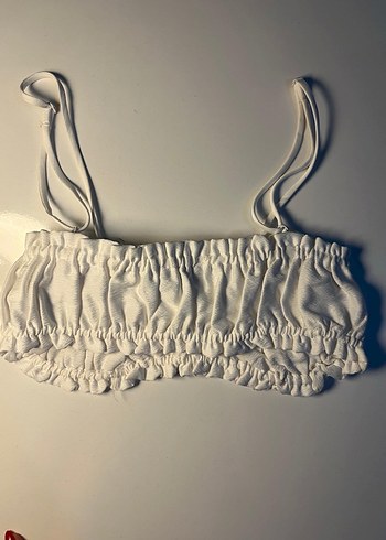 Beyaz Mini Askılı Bustiyer - Görsel 4