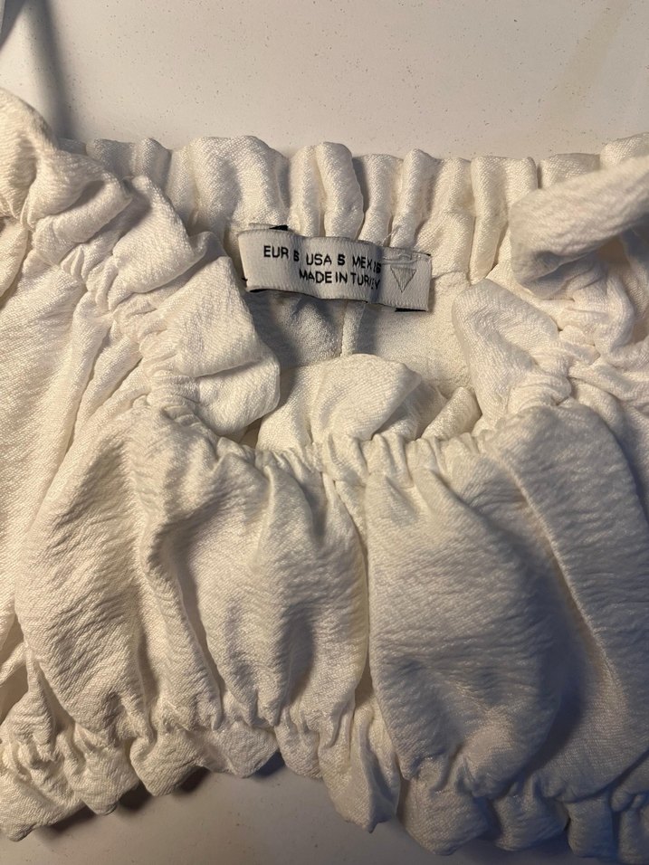 Beyaz Mini Askılı Bustiyer - Görsel 3