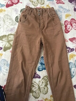 Kahve mom jean