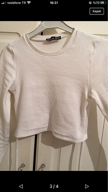 H&M Beyaz crop