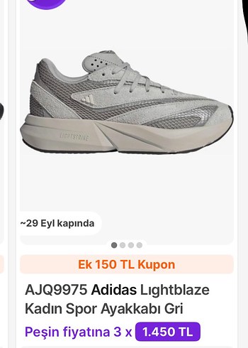 38 Beden beyaz Renk Adidas kadın Lightblaze spor ayakkabı