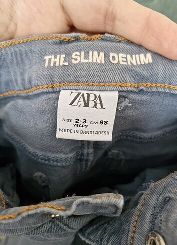 Zara Zara Çocuk Kot Pantalon