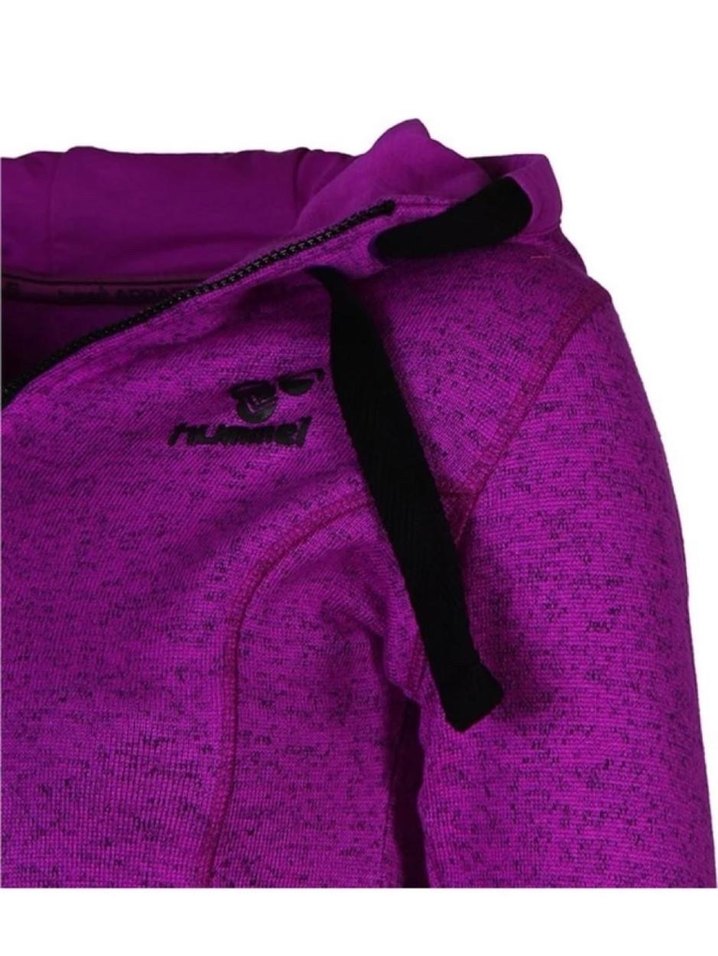 Hummel Mor Kapüşonlu Fermuarlı Kadın Sweatshirt - Görsel 3