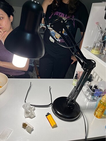 Masa lambası protez tırnak masa lambası