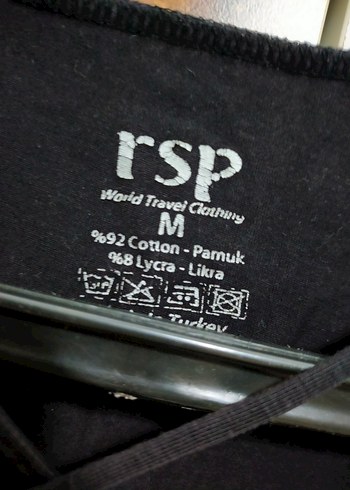 Siyah V Yaka Kadın Tişört - Görsel 2