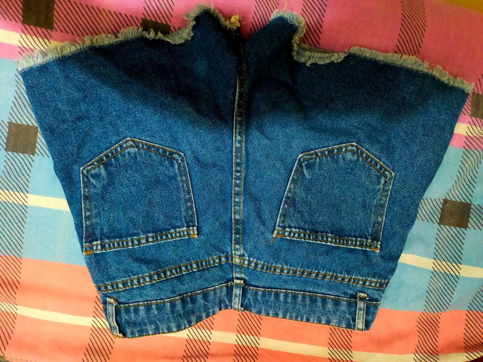 Kadın  Mini Kot Şort - Görsel 3