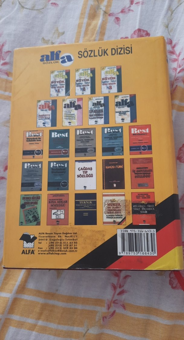 Alf Almanca-Türkçe Sözlük 4. Baskı - Görsel 2