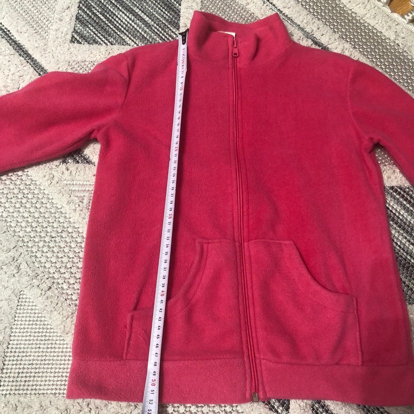 Fuşya Fermuarlı Polar - Görsel 3