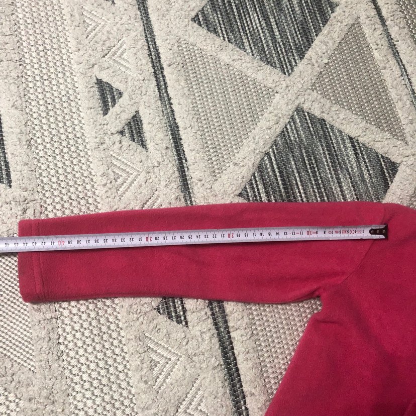 Fuşya Fermuarlı Polar - Görsel 5