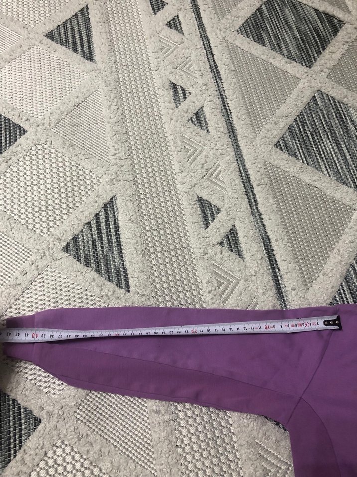 Mor Uzun Kollu Sweatshirt - Görsel 4