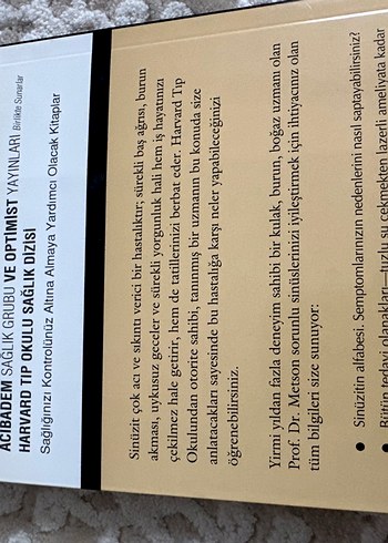 Sinüslerinizi Nasıl İyileştirebilirsiniz? Kitap - Görsel 2