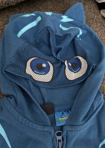 Kapüşonlu Fermuarlı Erkek Çocuk Sweatshirt - Görsel 4