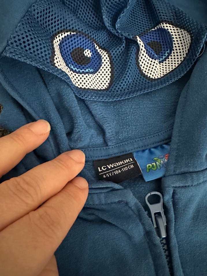 Kapüşonlu Fermuarlı Erkek Çocuk Sweatshirt - Görsel 3