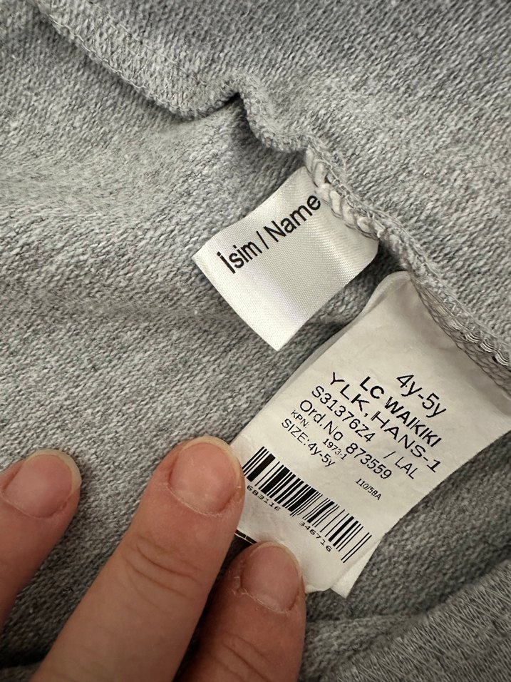 Erkek Çocuk Gri Fermuarlı Kapüşonlu Yelek - Görsel 3