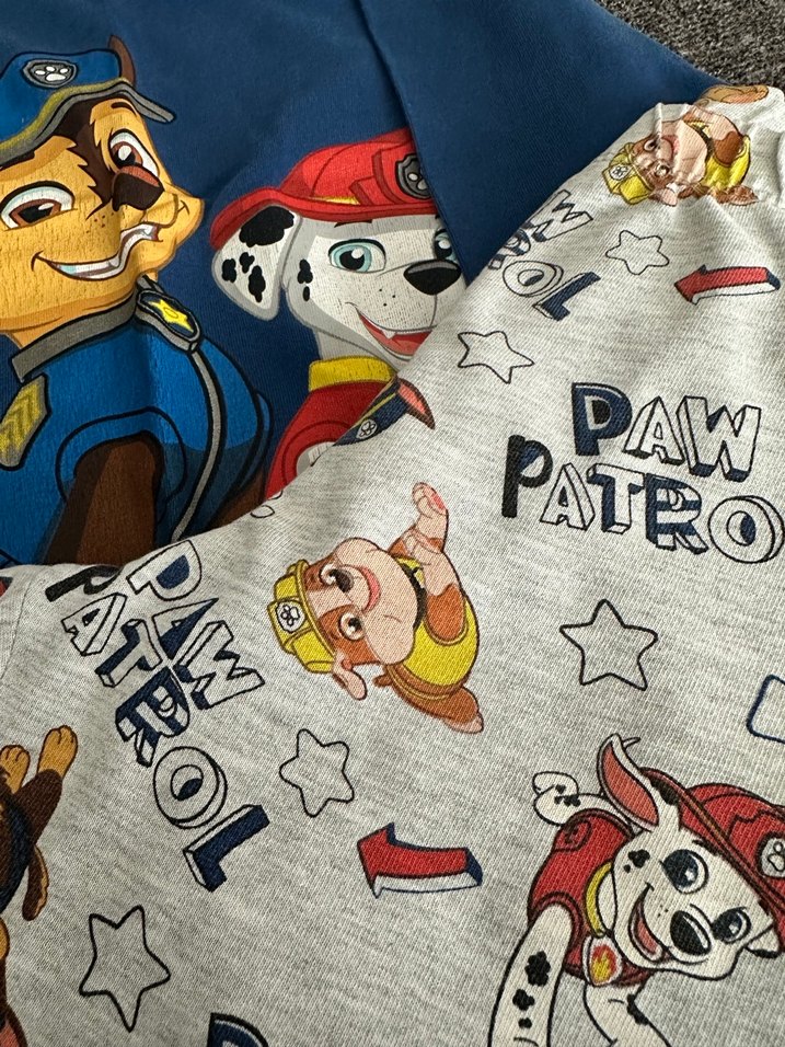 Erkek Çocuk Paw Patrol Baskılı Uzun Kollu Pijama - Görsel 3