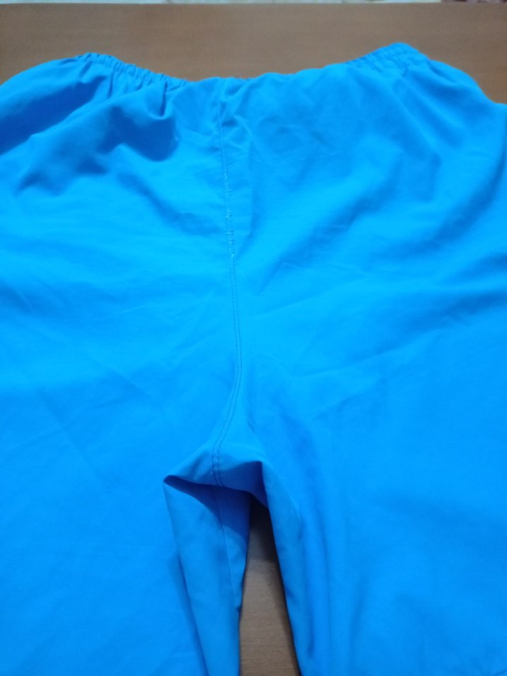 Mavi Elastik Bel Erkek Spor Şort - Görsel 5