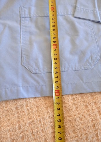 Erkek Mavi Kısa Kollu Butonlu Pijama Takımı - Görsel 5