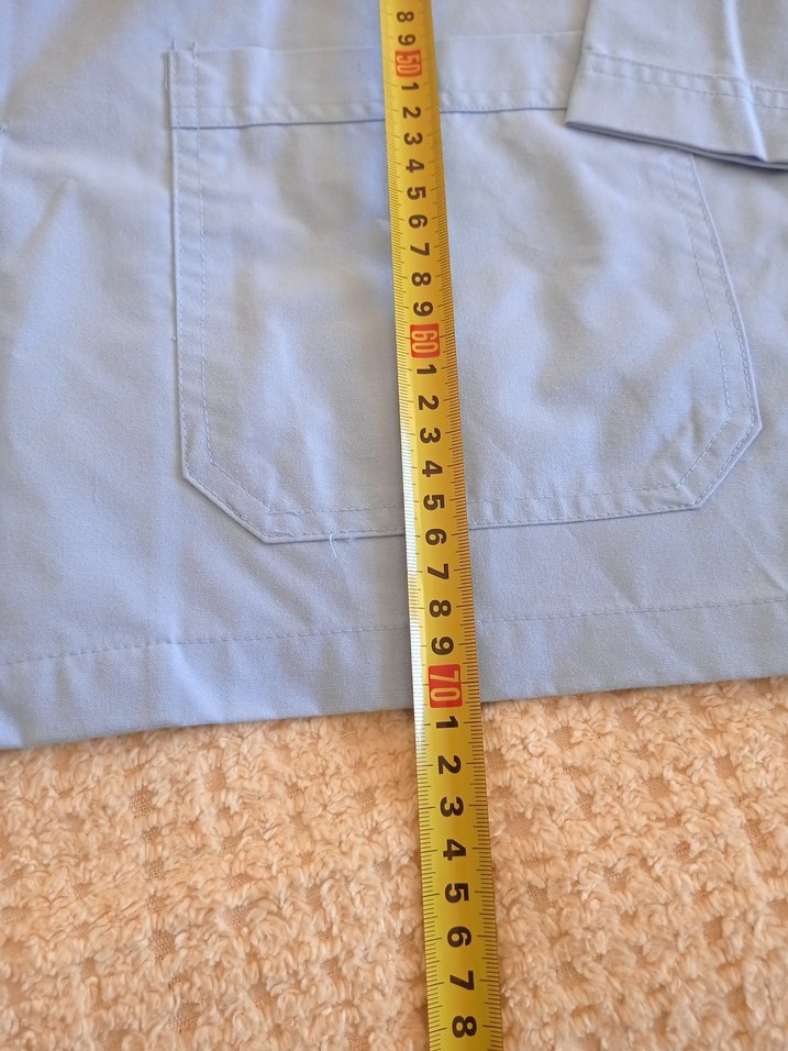 Erkek Mavi Kısa Kollu Butonlu Pijama Takımı - Görsel 5