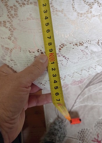 Beyaz İşlemeli Yatak Örtüsü - Görsel 5