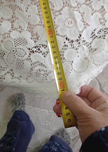 Beyaz İşlemeli Yatak Örtüsü - Görsel 6