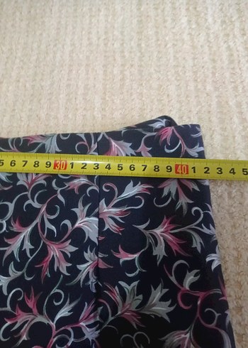 Bohem Çok Renkli Midi Hamile Etek - Görsel 3