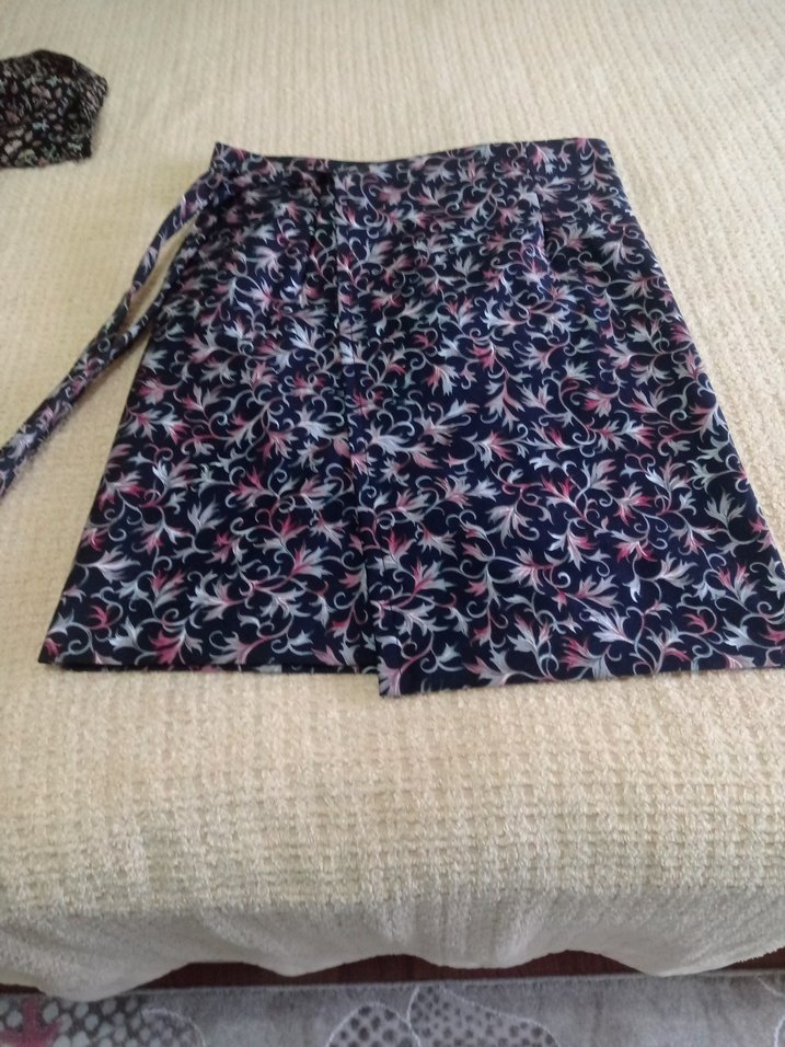 Bohem Çok Renkli Midi Hamile Etek - Görsel 2