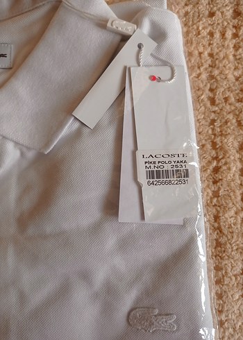 Erkek Beyaz Pamuklu Polo Tişört - Görsel 2