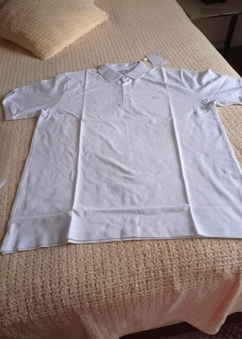 Erkek Beyaz Pamuklu Polo Tişört - Görsel 6