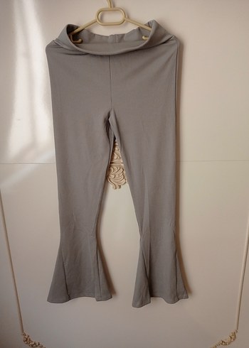 Zara Gri Kadın tayt Pantolon