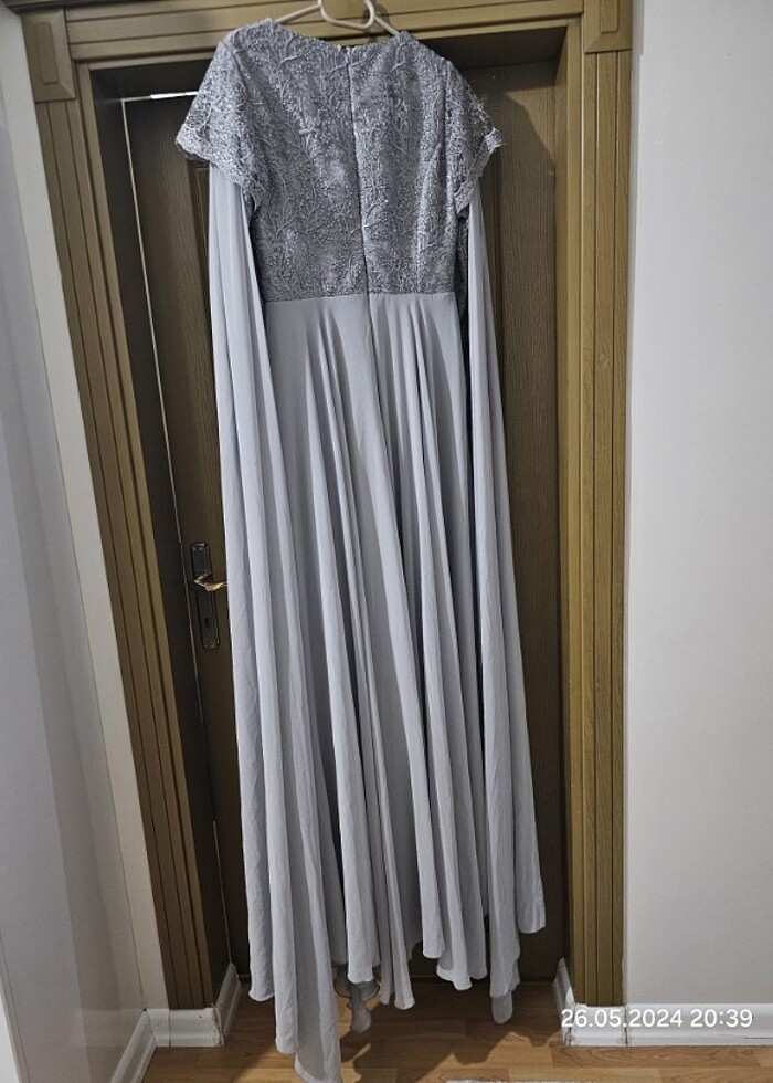 Tesettür abiye elbise - Görsel 2